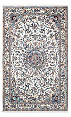 Tapis persan - Nain - Premium - 202 x 128 cm - beige