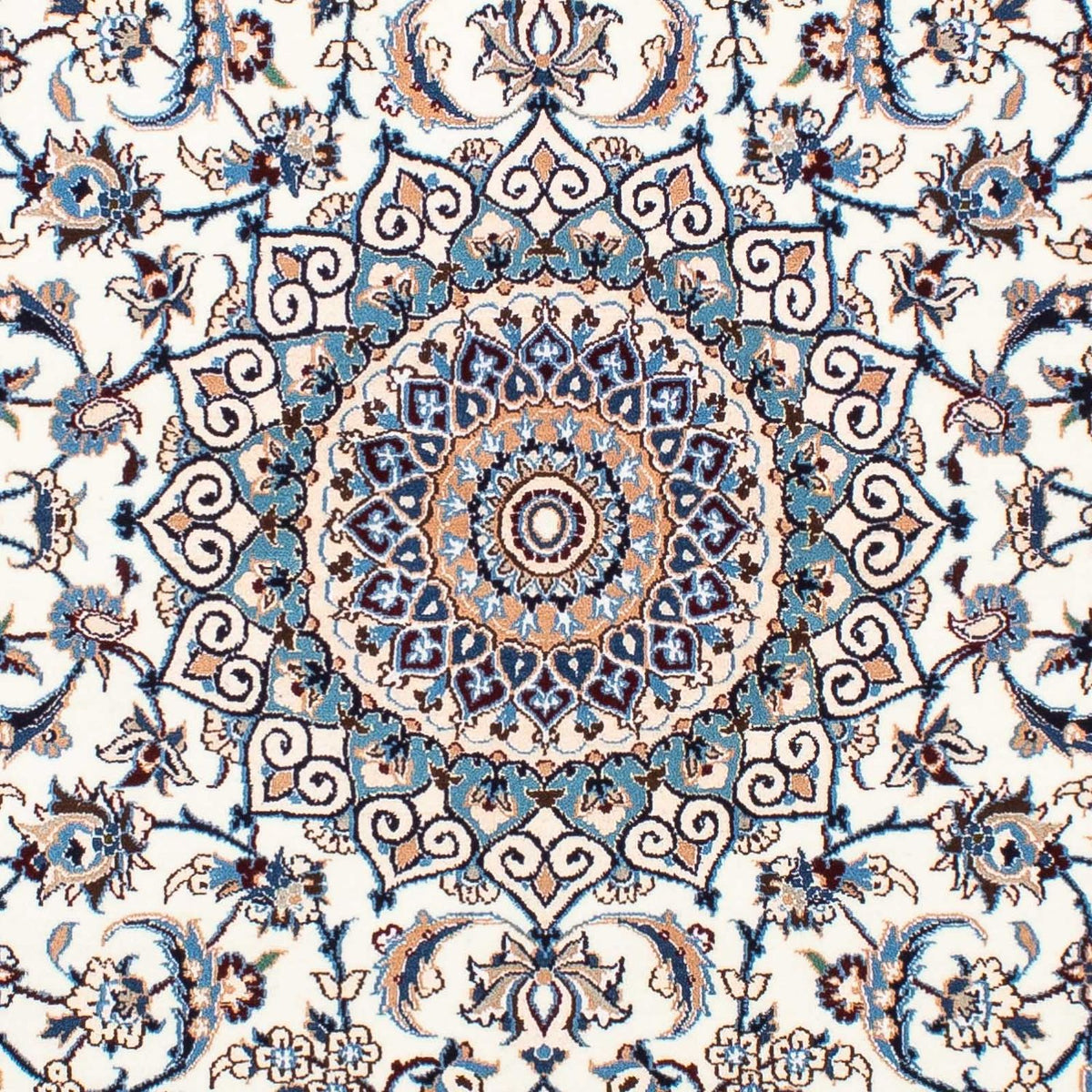 Tapis persan - Nain - Premium - 202 x 128 cm - beige