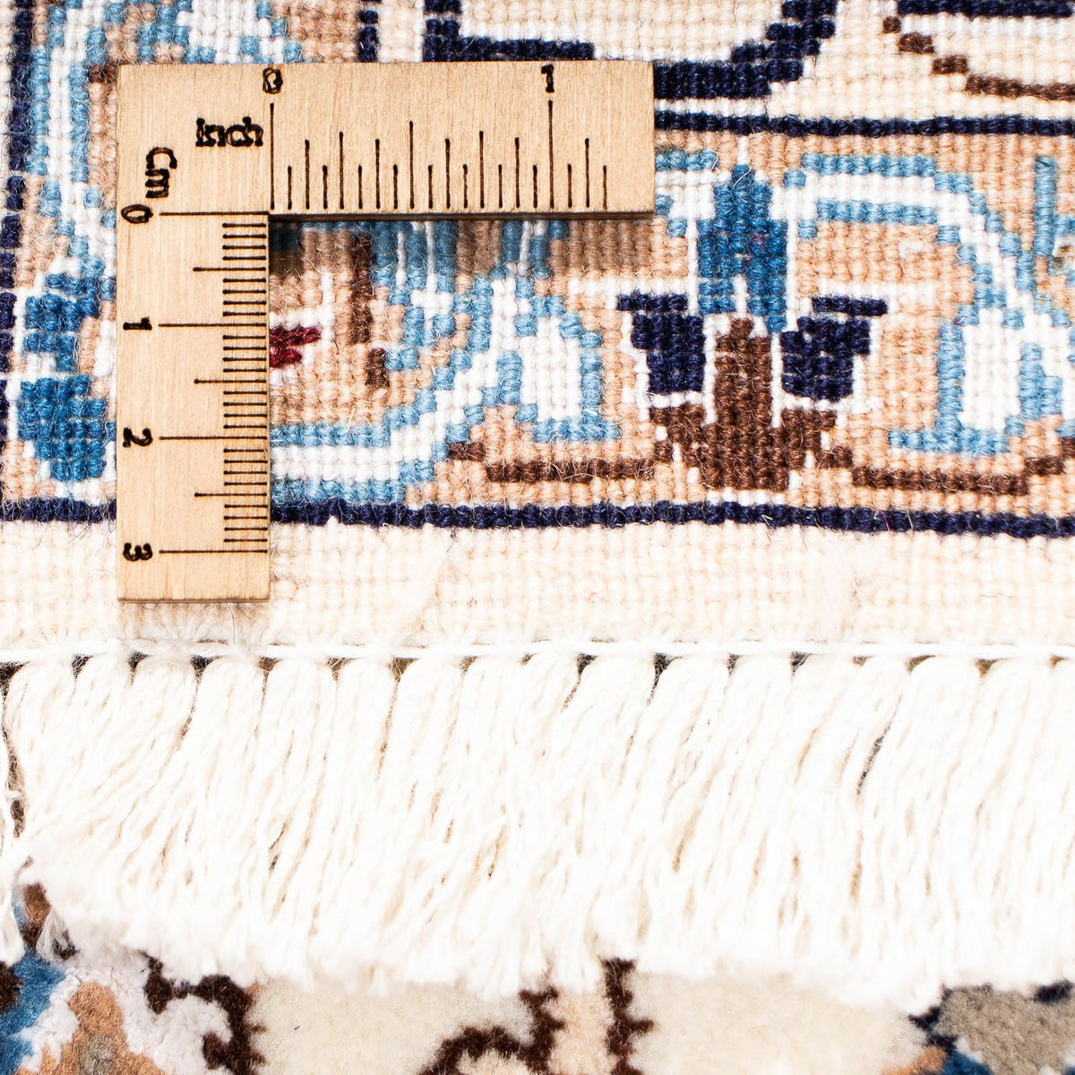 Tapis persan - Nain - Premium - 202 x 128 cm - beige