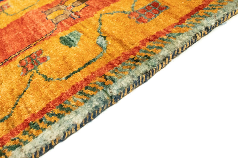 Tapis Gabbeh - Loribaft Persan - 210 x 168 cm - bleu foncé