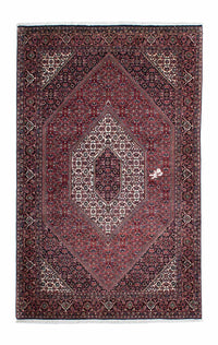 Tapis persan - Bidjar - 215 x 128 cm - rouge clair
