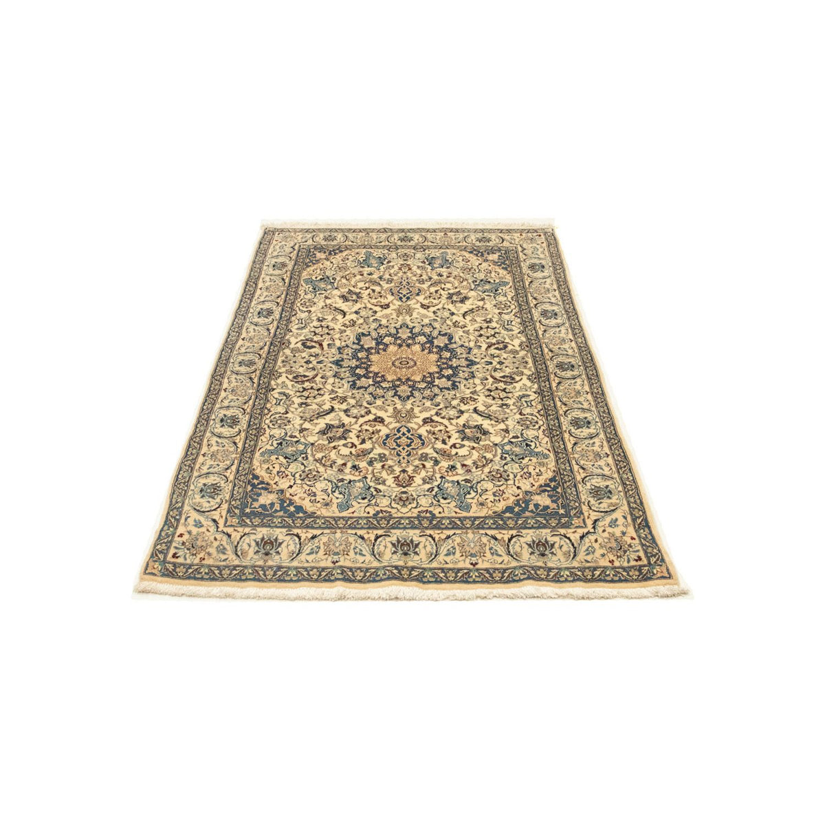 Tapis persan - Nain - Premium - 150 x 85 cm - beige