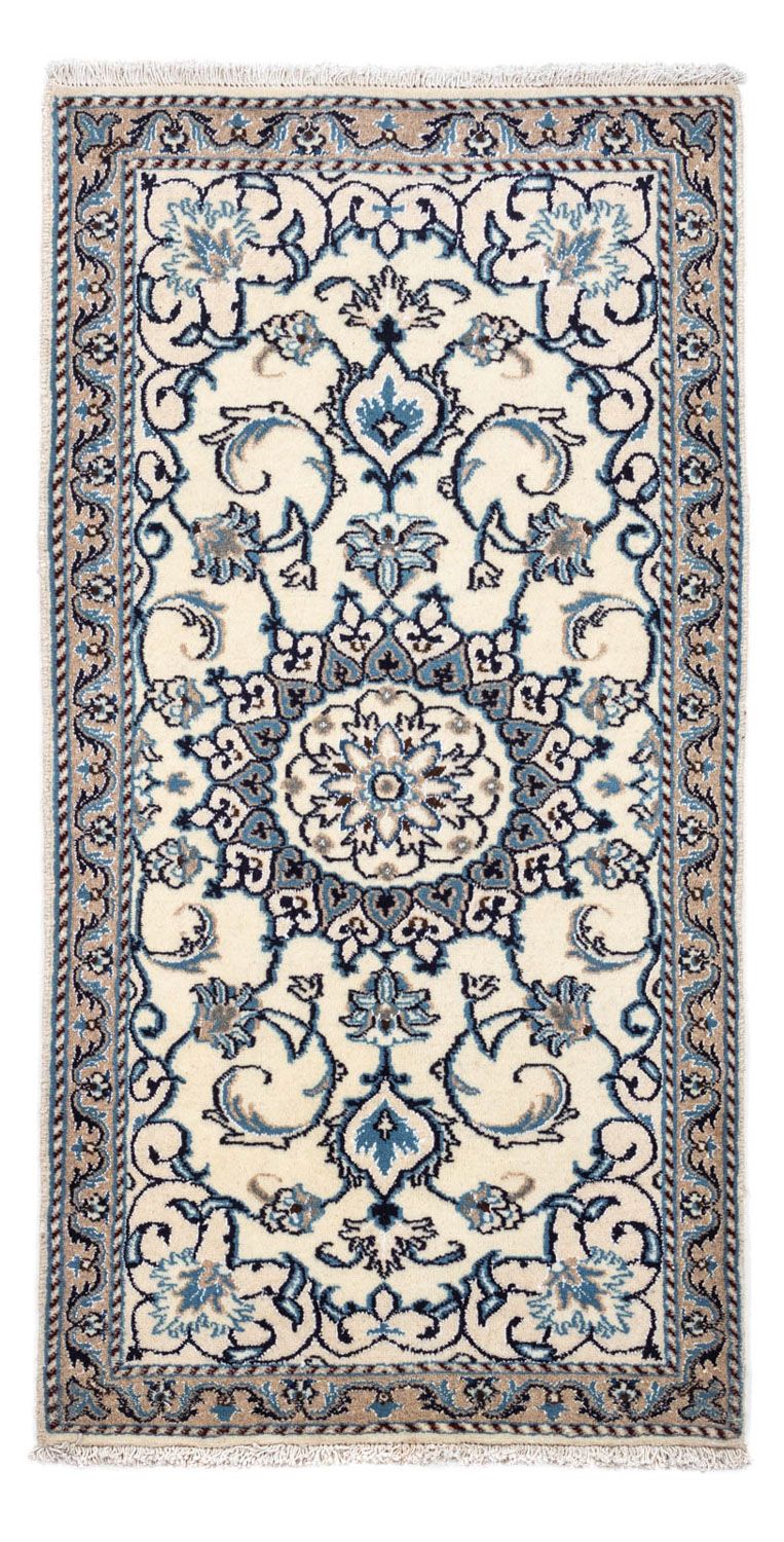 Tapis persan - Nain - 136 x 86 cm - beige