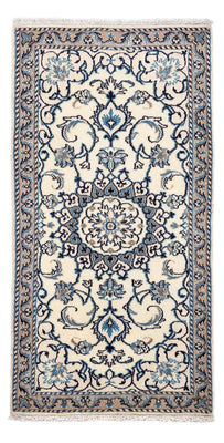 Tapis persan - Nain - 136 x 86 cm - beige