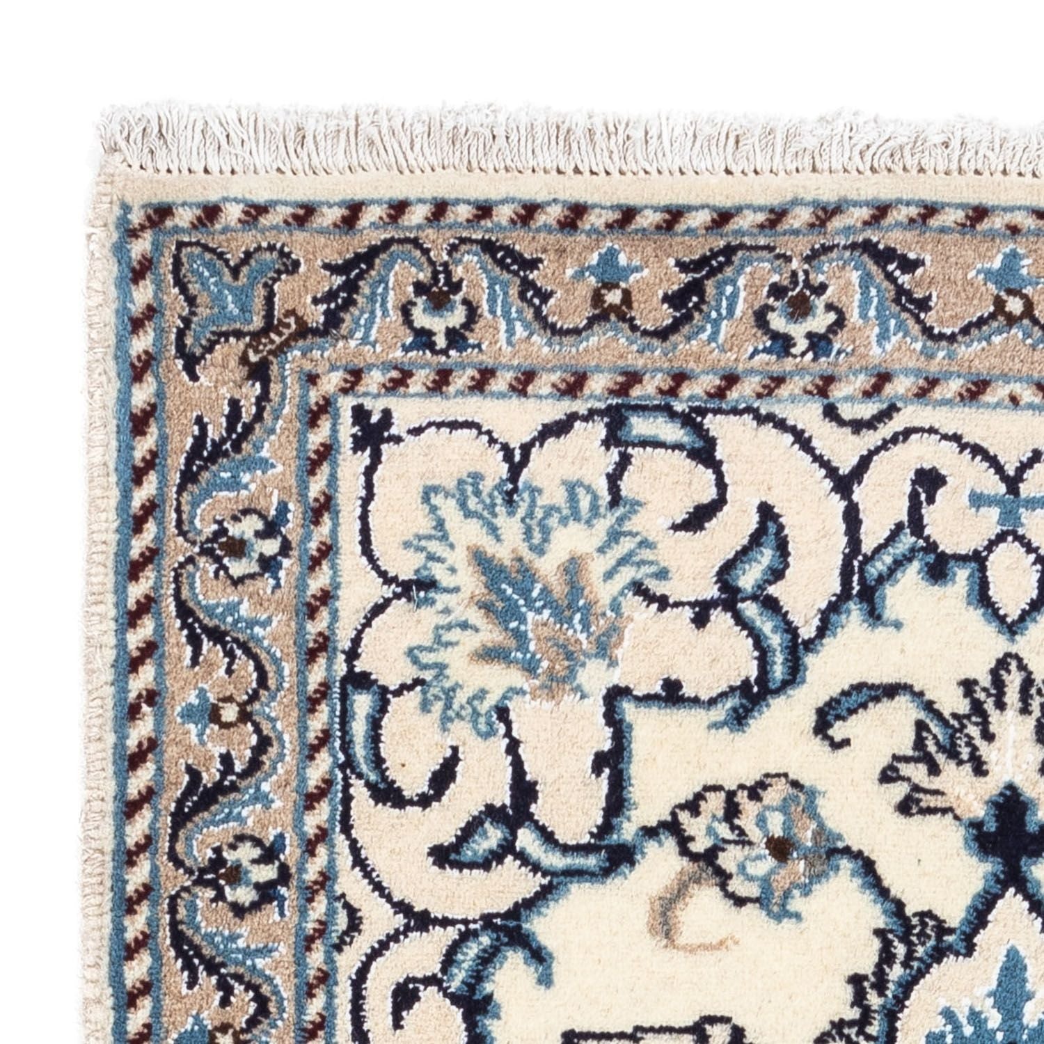 Tapis persan - Nain - 136 x 86 cm - beige