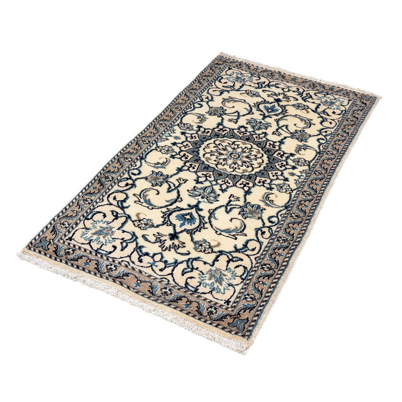 Tapis persan - Nain - 136 x 86 cm - beige