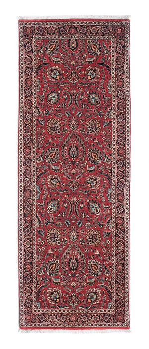 Tapis de couloir Tapis persan - Bidjar - 205 x 74 cm - rouge