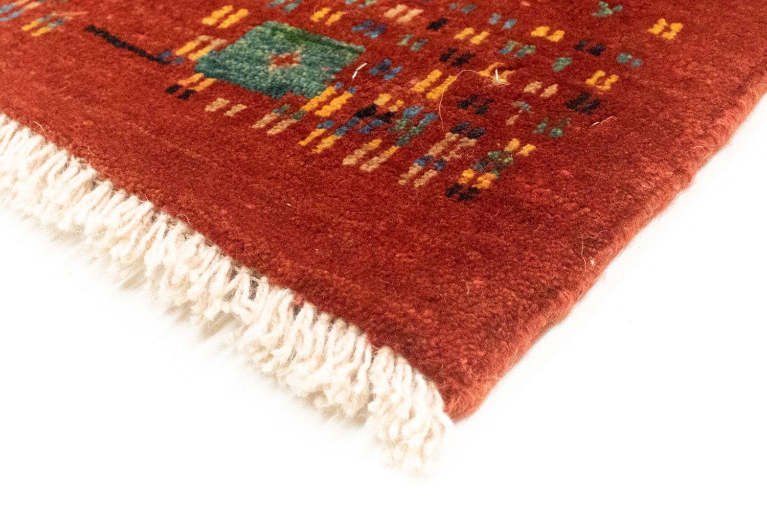 Tapis Gabbeh - Loribaft Persan - 276 x 193 cm - rouille