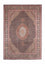 Tapis persan - Tabriz - 302 x 210 cm - bleu foncé