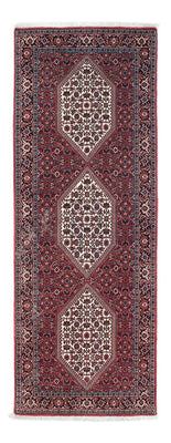 Tapis de couloir Tapis persan - Bidjar - 210 x 74 cm - rouge