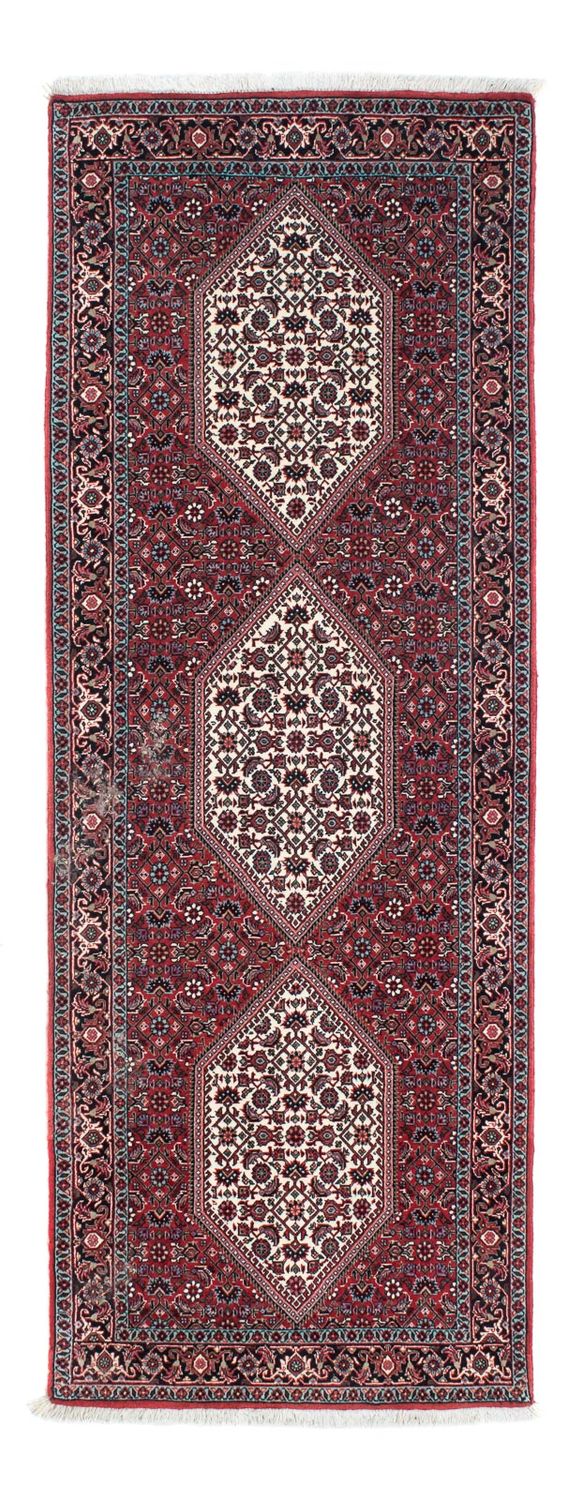 Tapis de couloir Tapis persan - Bidjar - 210 x 74 cm - rouge