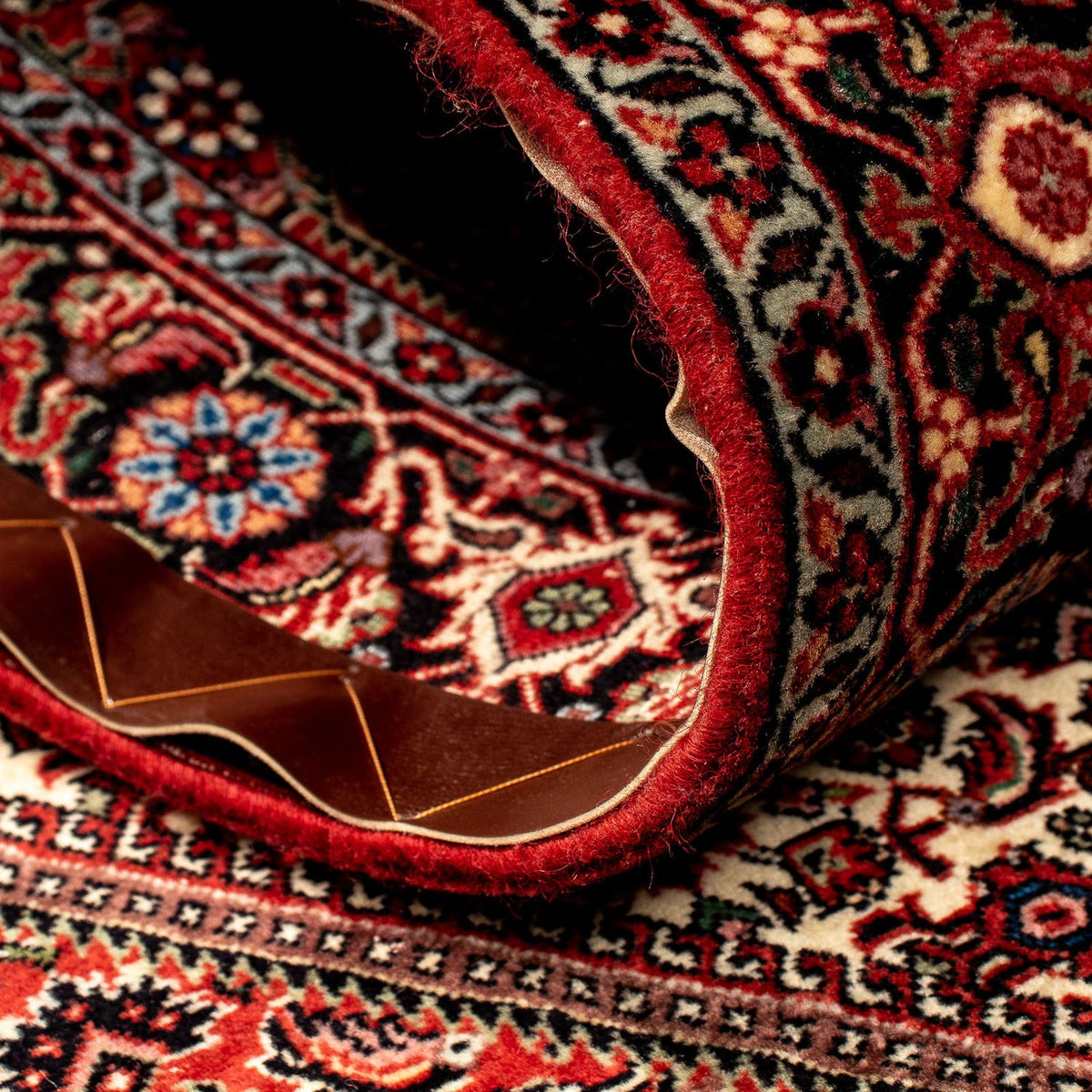 Tapis de couloir Tapis persan - Bidjar - 290 x 82 cm - multicolore