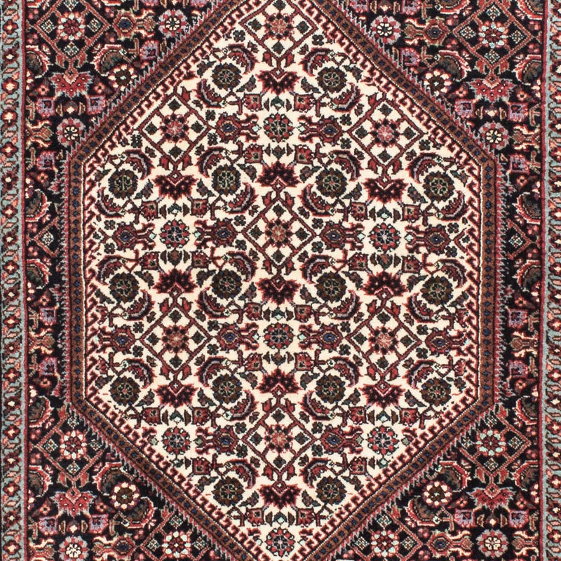 Tapis de couloir Tapis persan - Bidjar - 216 x 72 cm - bleu foncé