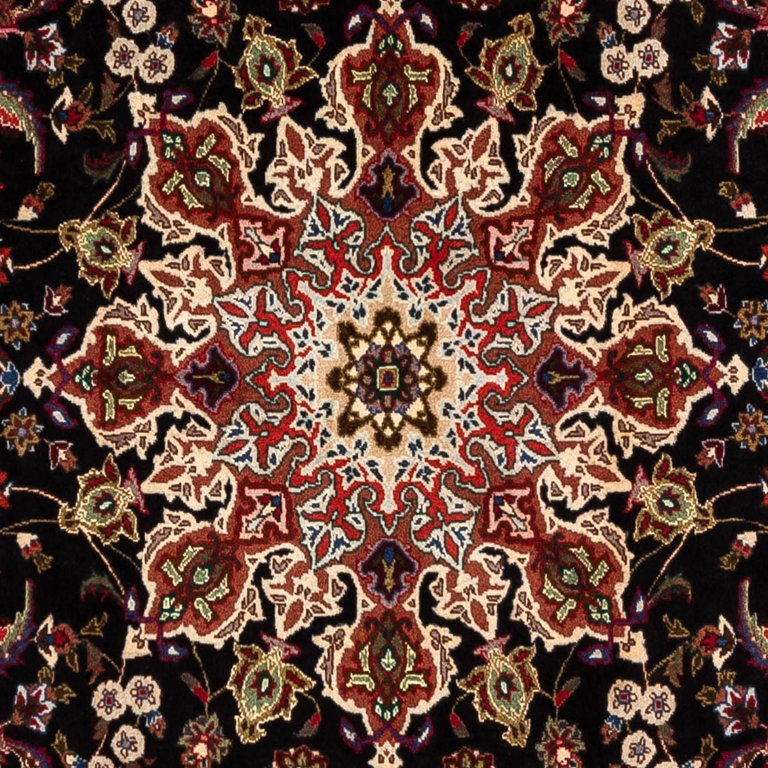Tapis persan - Tabriz - Royal - 295 x 200 cm - bleu foncé