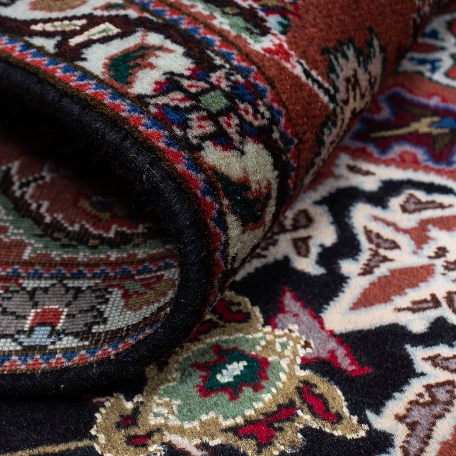 Tapis persan - Tabriz - Royal - 295 x 200 cm - bleu foncé