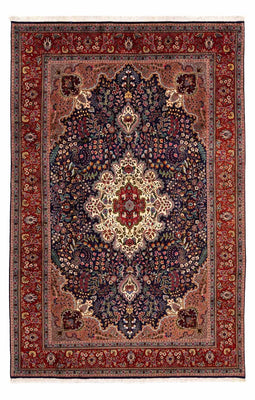Tapis persan - Tabriz - Royal - 302 x 201 cm - bleu foncé