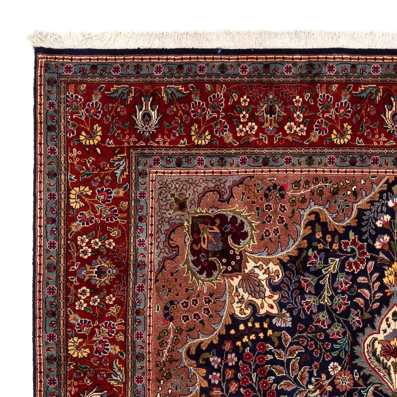 Tapis persan - Tabriz - Royal - 302 x 201 cm - bleu foncé