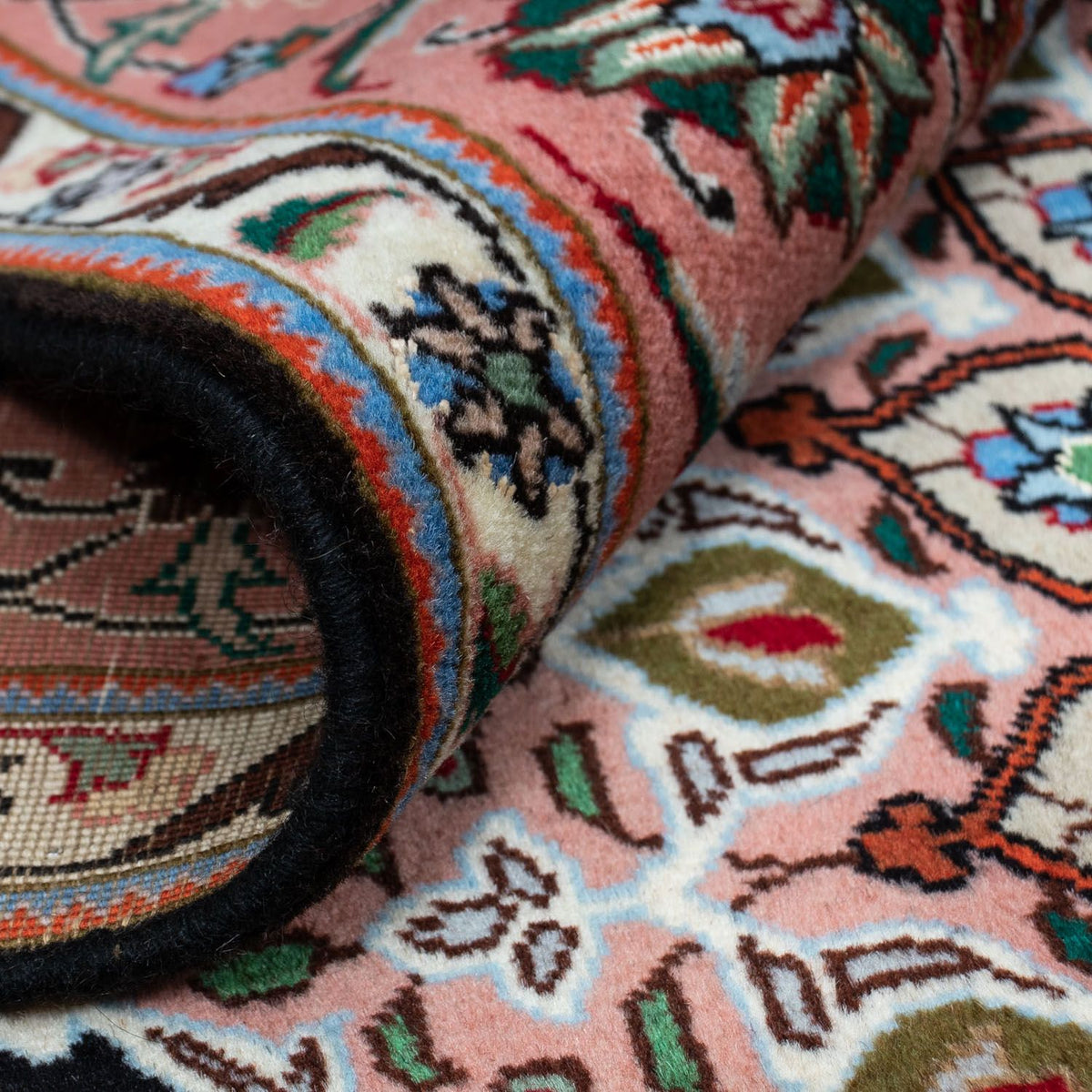 Tapis persan - Tabriz - Royal - 288 x 198 cm - bleu foncé