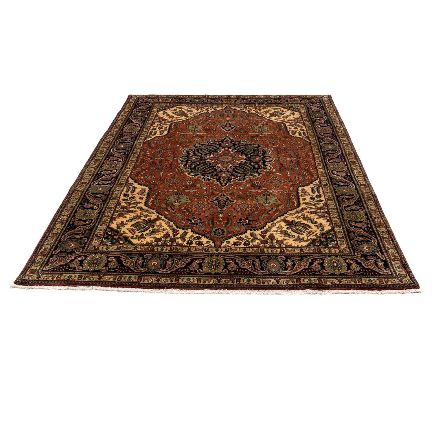 Tapis persan - Tabriz - Royal - 288 x 199 cm - marron