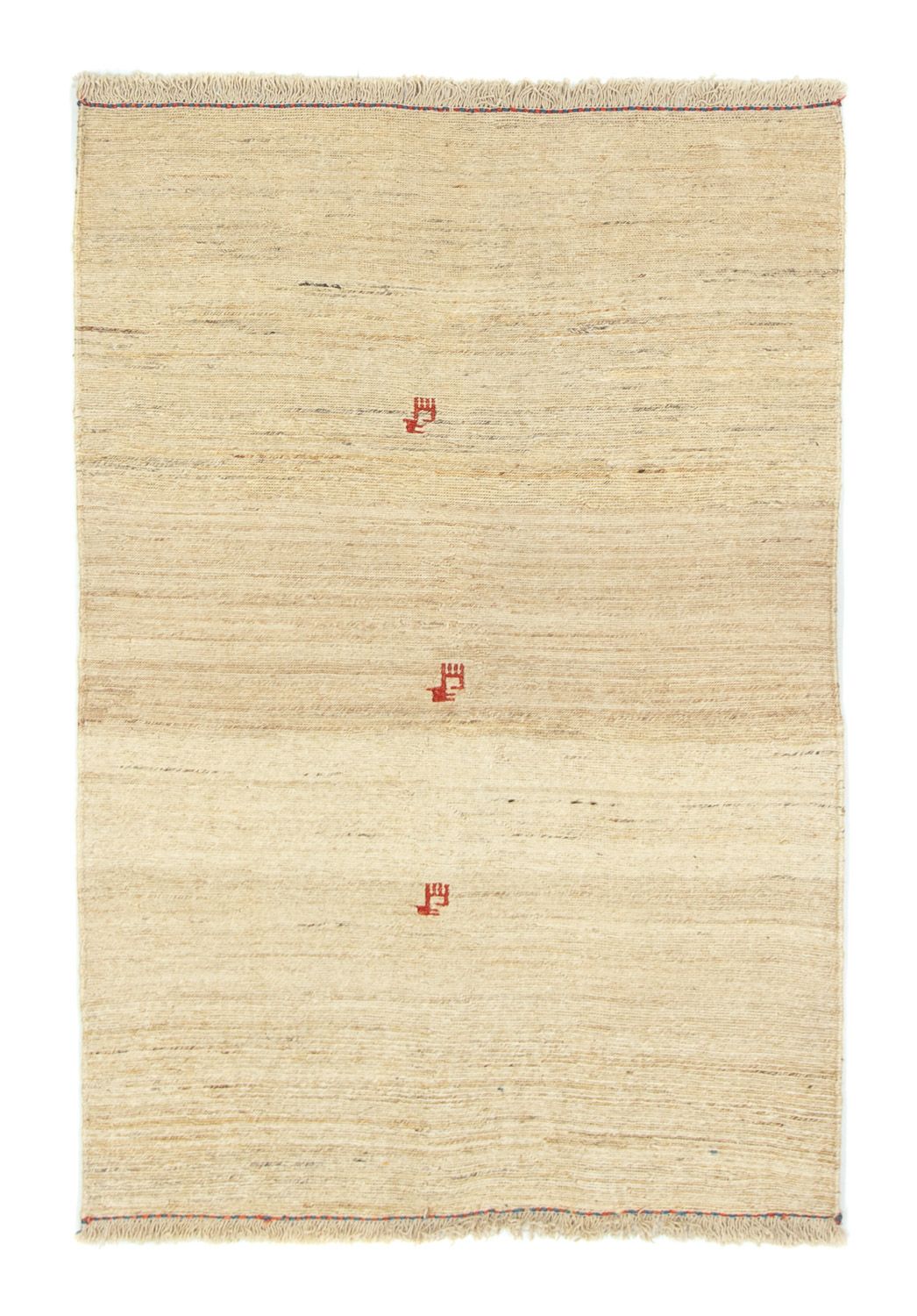 Tapis Gabbeh - Persan - 148 x 102 cm - beige