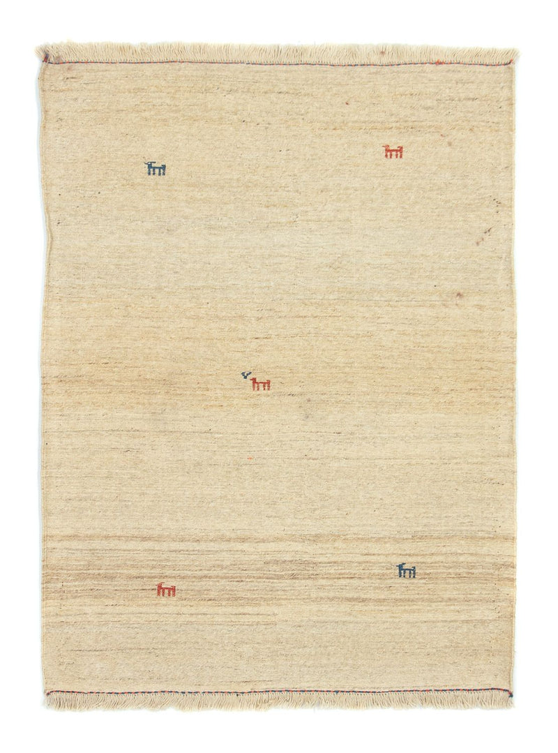 Tapis Gabbeh - Persan - 148 x 106 cm - beige
