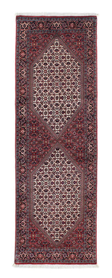 Tapis de couloir Tapis persan - Bidjar - 209 x 75 cm - rouge