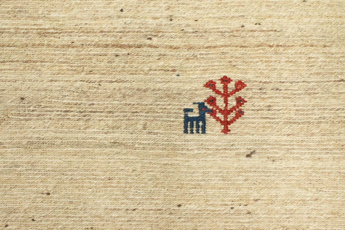 Tapis Gabbeh - Persan - 192 x 157 cm - beige