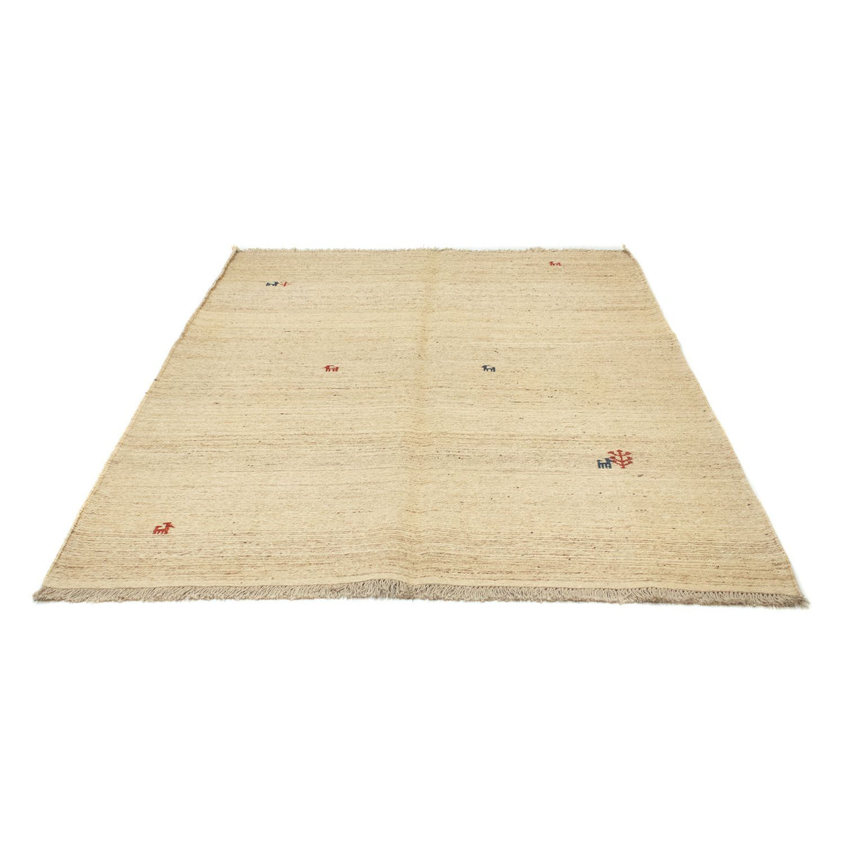 Tapis Gabbeh - Persan - 192 x 157 cm - beige