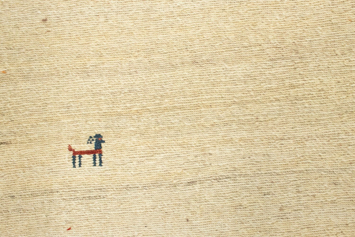 Tapis Gabbeh - Persan - 206 x 158 cm - beige