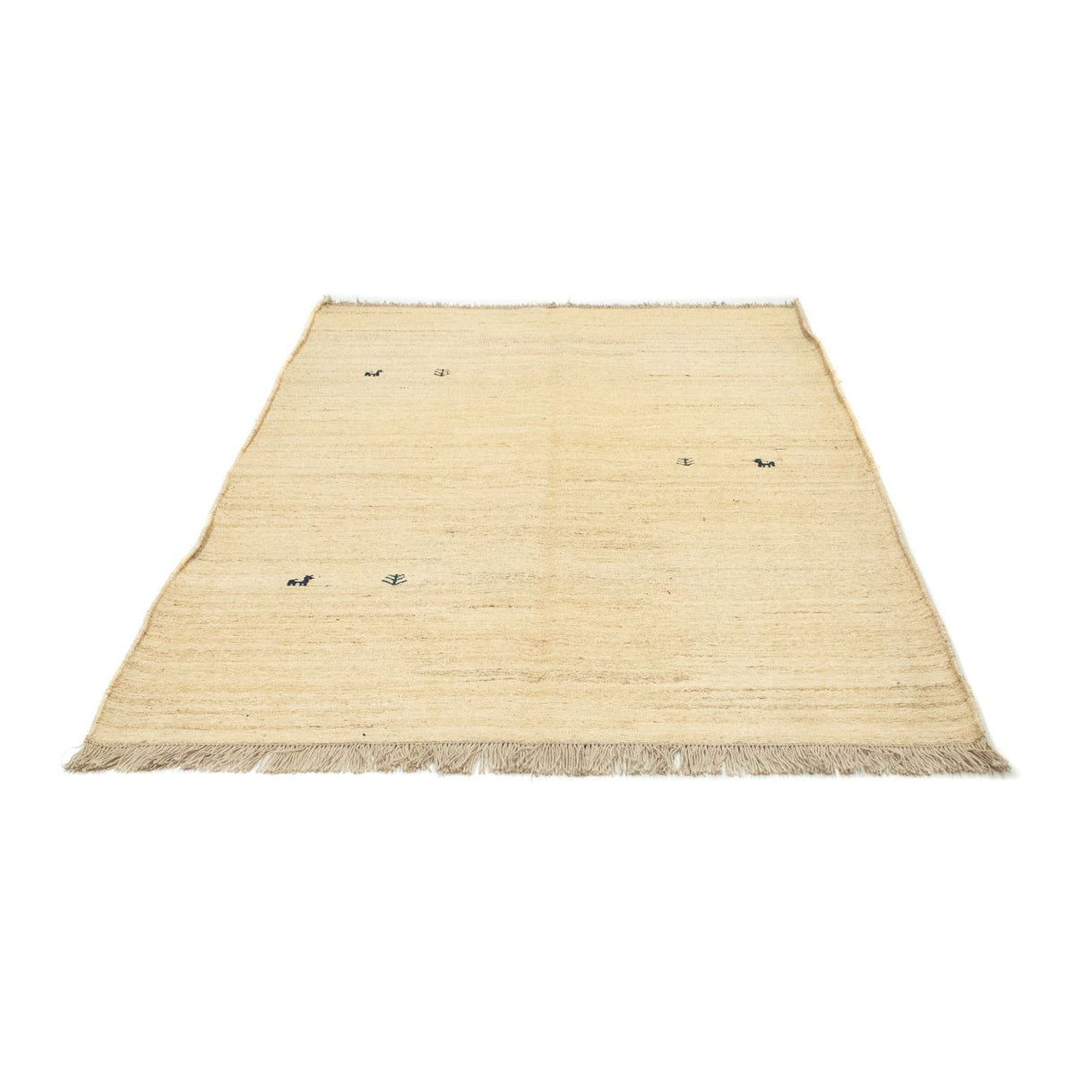 Tapis Gabbeh - Persan - 212 x 153 cm - beige