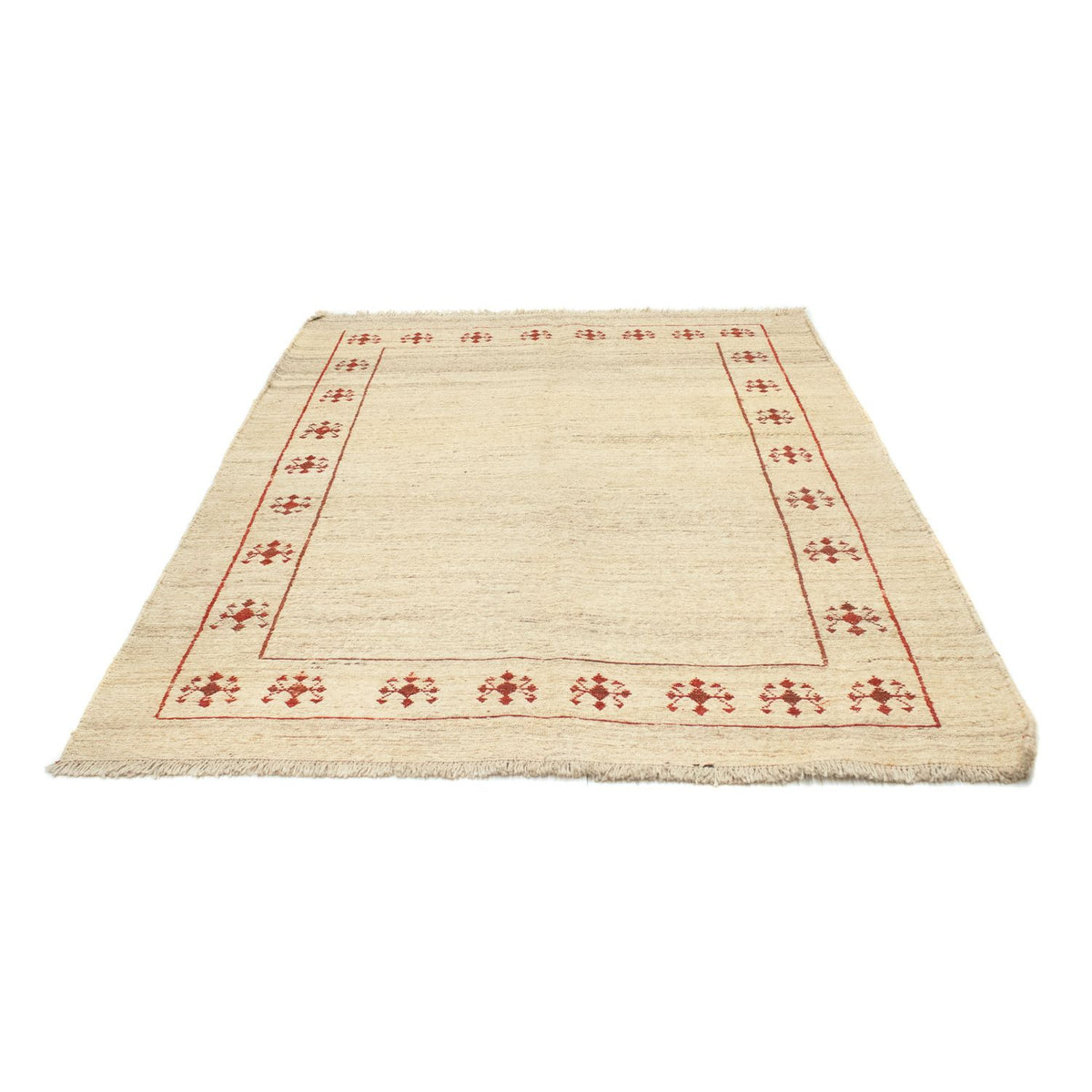 Tapis Gabbeh - Persan - 210 x 150 cm - beige