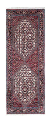 Tapis de couloir Tapis persan - Bidjar - 192 x 74 cm - beige