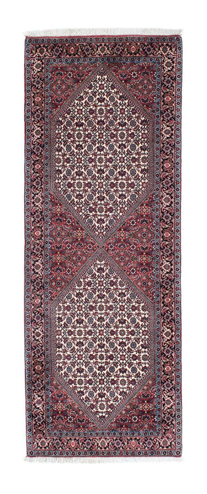 Tapis de couloir Tapis persan - Bidjar - 192 x 74 cm - beige