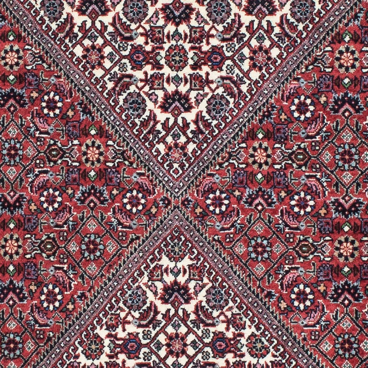 Tapis de couloir Tapis persan - Bidjar - 192 x 74 cm - beige