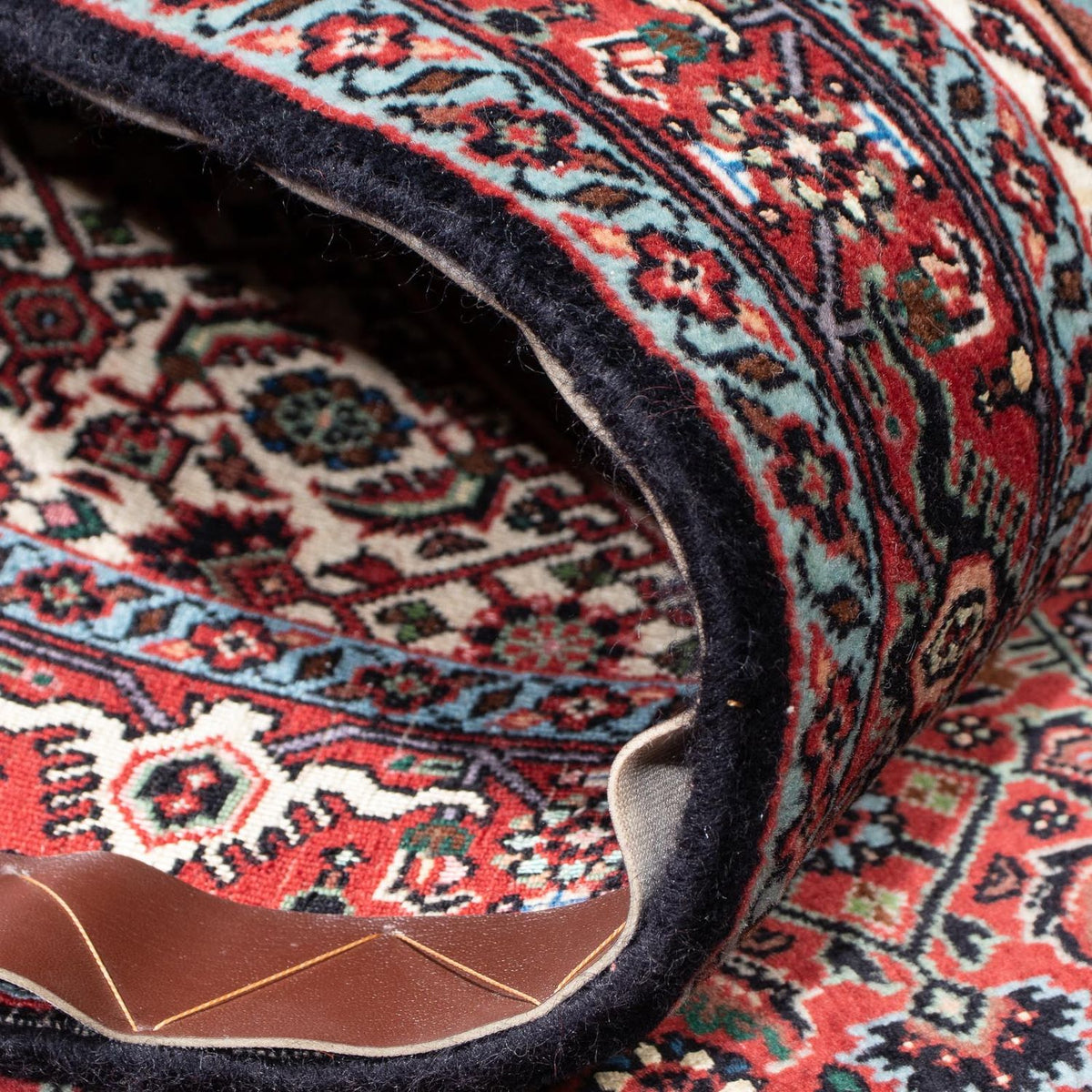 Tapis de couloir Tapis persan - Bidjar - 291 x 86 cm - beige