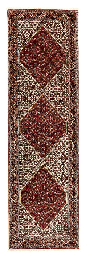 Tapis de couloir Tapis persan - Bidjar - 291 x 88 cm - multicolore