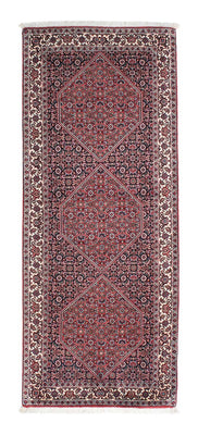 Tapis de couloir Tapis persan - Bidjar - 197 x 72 cm - rouge
