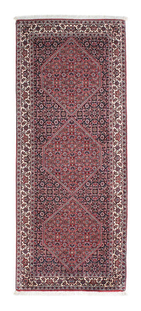 Tapis de couloir Tapis persan - Bidjar - 197 x 72 cm - rouge