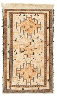 Tapis Kelim - Oriental - 101 x 65 cm - beige