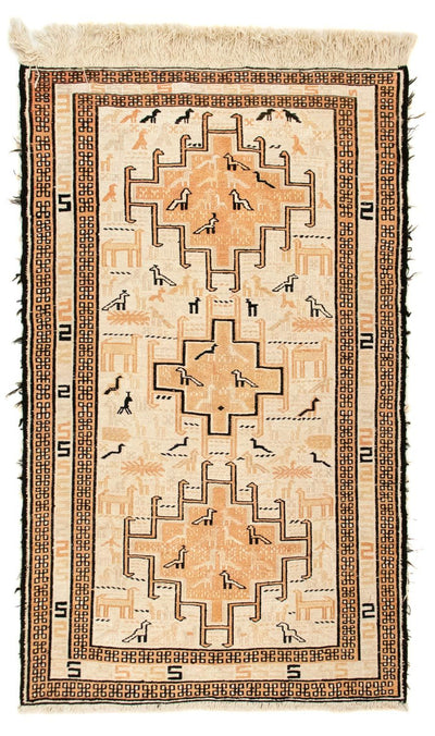 Kilim en soie Tapis 65x101cm