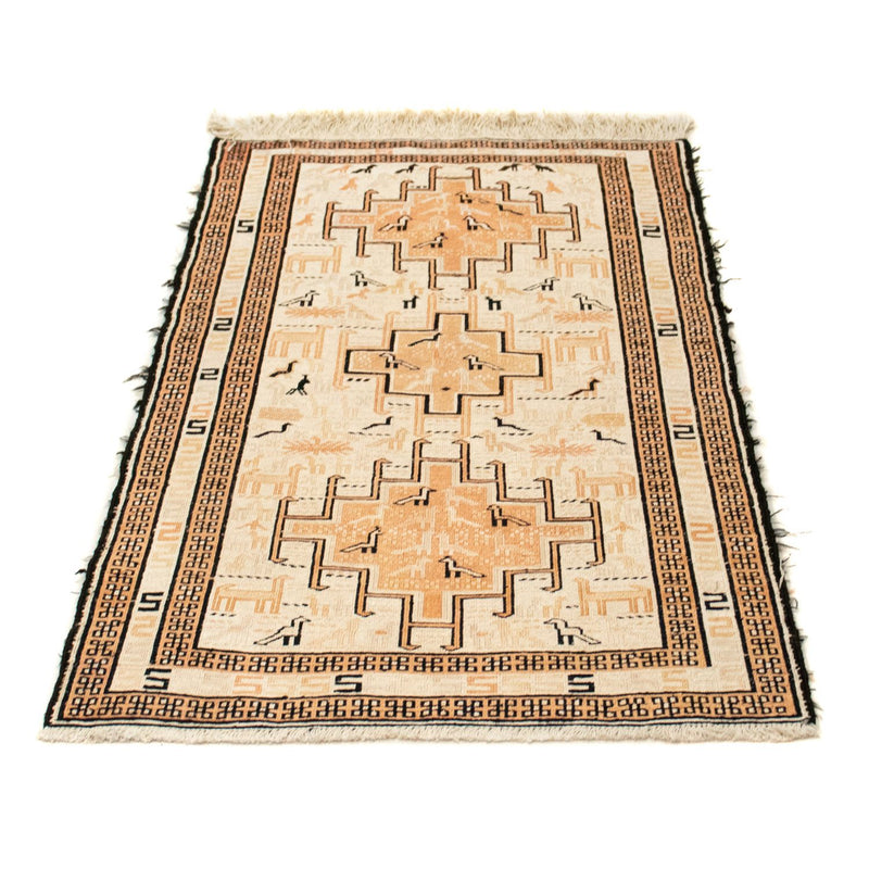 Tapis Kelim - Oriental - 101 x 65 cm - beige