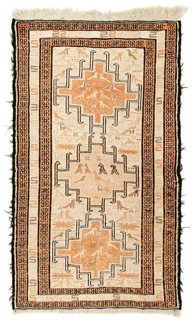 Kilim en soie Tapis 62x103cm