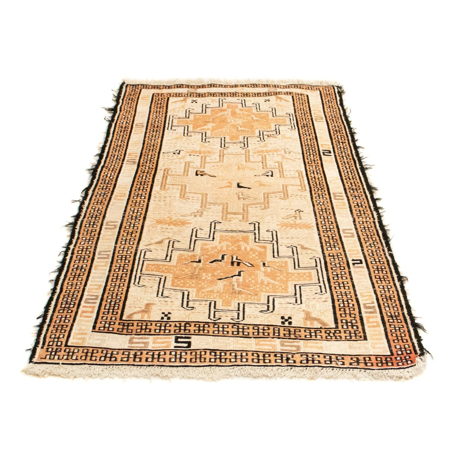 Tapis Kelim - Oriental - 107 x 63 cm - beige