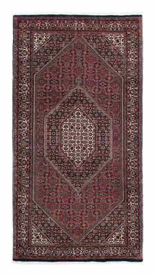 Tapis de couloir Tapis persan - Bidjar - 200 x 99 cm - bleu foncé