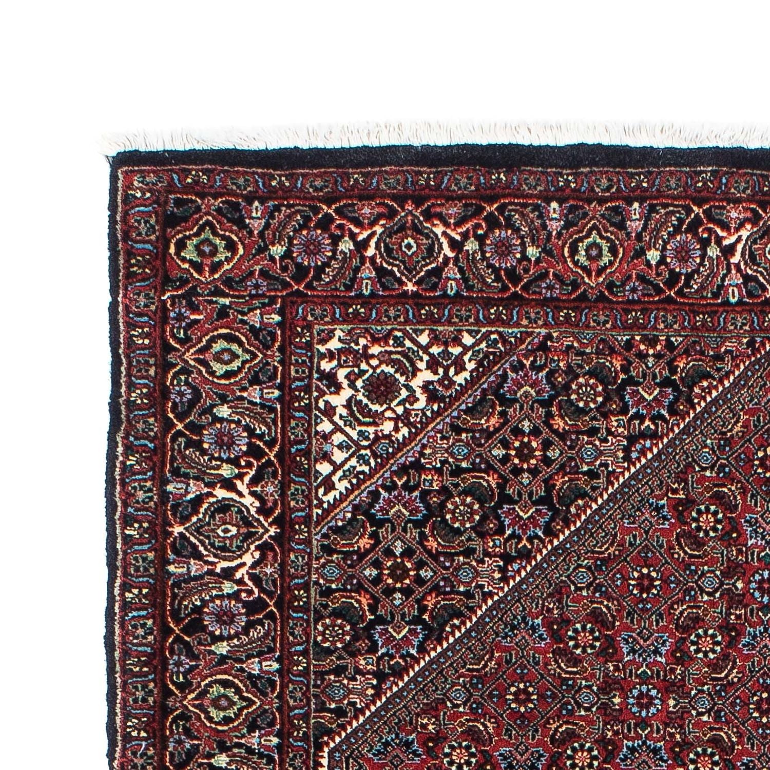 Tapis de couloir Tapis persan - Bidjar - 200 x 99 cm - bleu foncé
