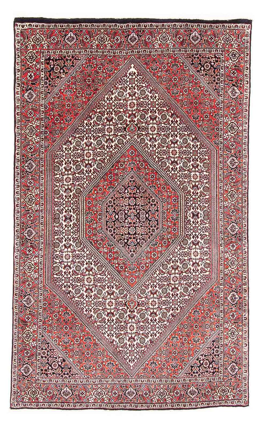 Tapis persan - Bidjar - 173 x 107 cm - rouge clair