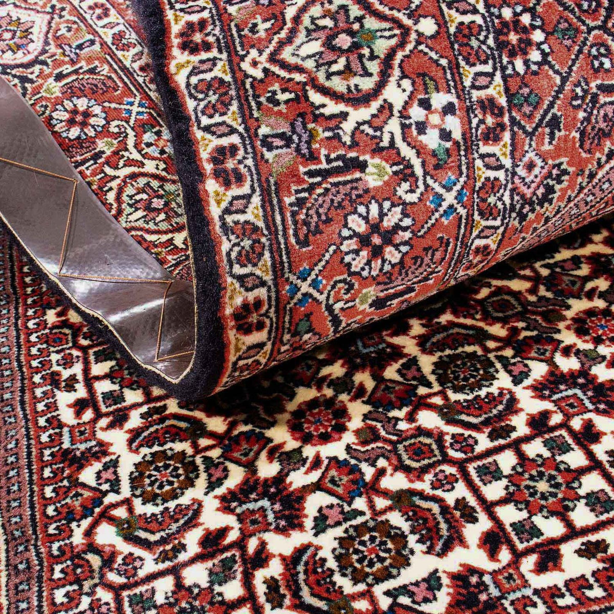 Tapis persan - Bidjar - 173 x 107 cm - rouge clair