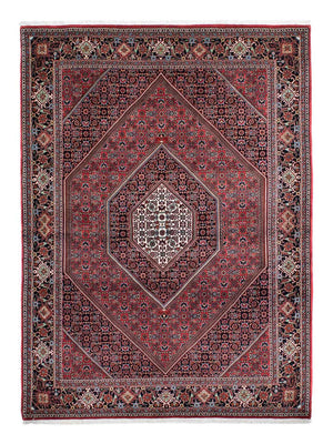 Tapis persan - Bidjar - 202 x 150 cm - rouge clair