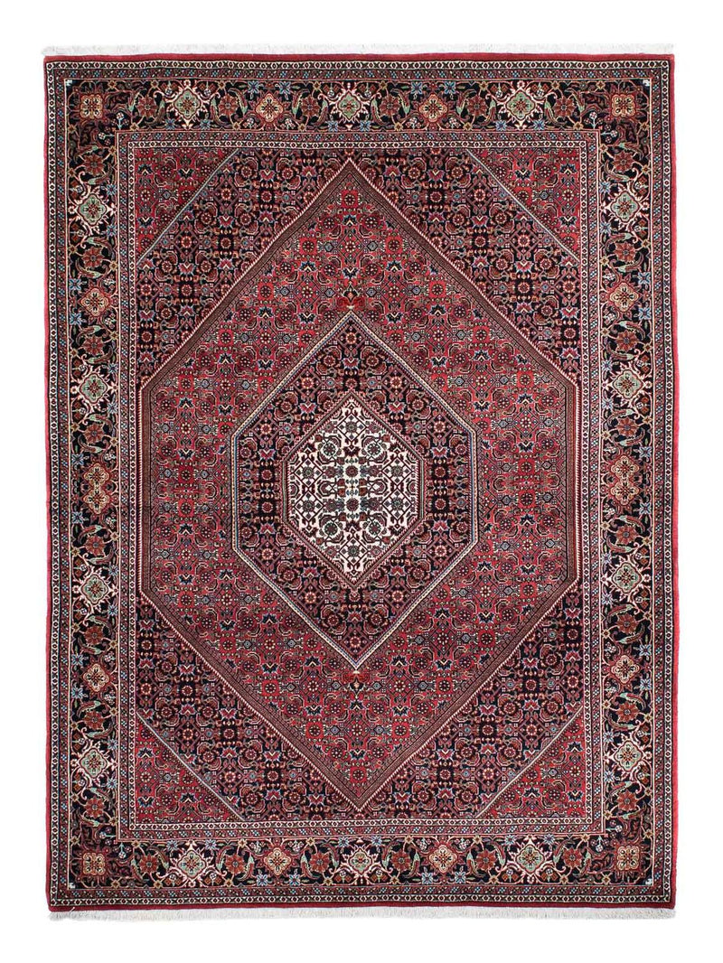 Tapis persan - Bidjar - 202 x 150 cm - rouge clair