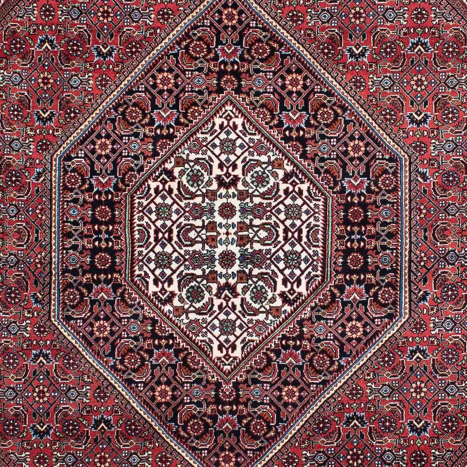 Tapis persan - Bidjar - 202 x 150 cm - rouge clair